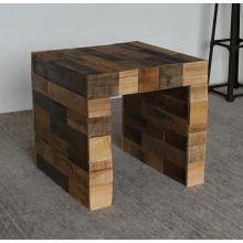 Reese Reclaimed Wood Side Table