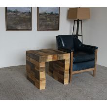 Reese Reclaimed Wood Side Table