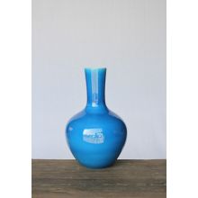 Turquoise Medium Globular Vase